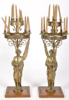 Lot 346 - A pair of early 20th Century ecclesiastical...
