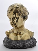 Lot 357 - A late 19th Century bronze bust, after Morice,...