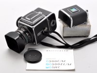 Lot 367 - A Hasselblad 500 C/M medium-format SLR camera,...