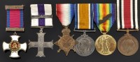 Lot 382 - A World War I and later group of medals,...