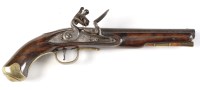 Lot 432 - An early 19th Century flintlock pistol, by...