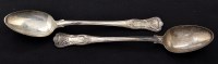 Lot 468 - A pair of George IV silver gravy spoons, by...