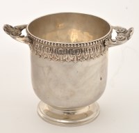 Lot 556 - A George VI silver porringer, probably by...