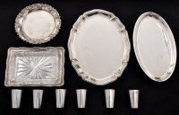 Lot 599 - German 835 standard silver items, to include:...