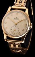 Lot 620 - Rolex Precision: a gentleman's 9ct. gold cased...