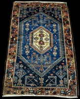 Lot 753 - A Brojerd rug, with stylised floral design on...