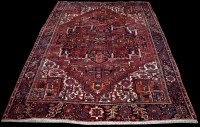 Lot 765 - A Hariz carpet, with stylized floral geometric...