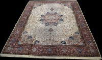 Lot 772 - A Tabriz carpet, the central rosette...