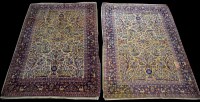 Lot 778 - A pair of early 20th Century Tabriz rugs,...