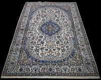 Lot 781 - A Nain carpet, the central medallion and...