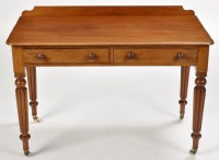 Lot 799 - A Victorian mahogany side table, the small...