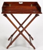 Lot 825 - A Georgian mahogany butler's tray, with...