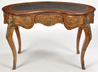 Lot 830 - A late 19th Century French walnut veneered...