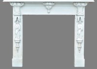 Lot 833 - A Victorian cast iron fire surround, decorated...