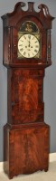 Lot 918 - A Victorian mahogany longcase clock, with...