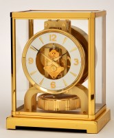 Lot 922 - Jaeger LeCoultre: a gilt brass Atmos clock,...