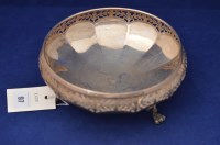 Lot 97 - A George V silver fruit bowl, by E.S. Barnsley,...