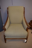Lot 622 - Reproduction Regency style armchair...