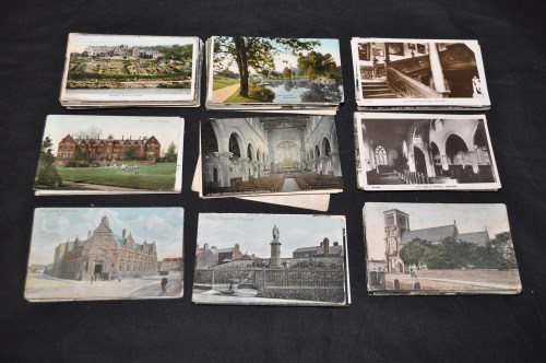 Lot 43 - County Durham interest postcards,...
