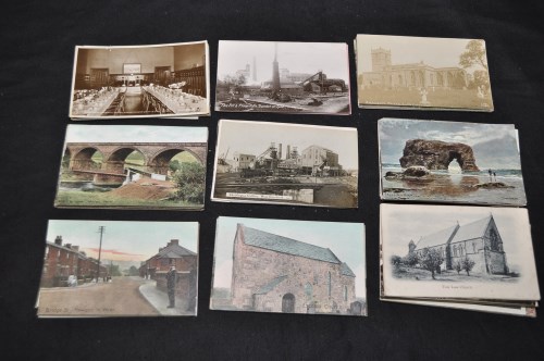 Lot 50 - North Eastern interest postcards, mainly...