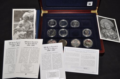 Lot 88 - Quantity of silver proof coins, some with...