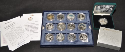 Lot 89 - ''The Queen's 80th Birthday Silver Coin...