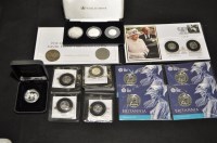 Lot 116 - Coinage to include 4 Royal Mint £50 Britannia...