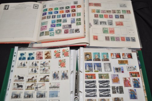 Lot 176 - A King George VI stamp album, part complete; a...