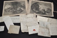 Lot 181 - Thomas Bewick interest: a letter from a Mr...