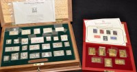 Lot 209 - ''The stamps of Royalty'', a set of silver...