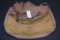 Lot 67 - A Brady canvas leather trimmed game bag.