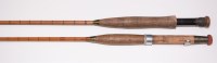 Lot 121 - A 9ft. two-piece split cane fly fishing rod...