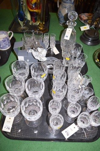 Lot 676 - Waterford Crystal, to include: 'Colleen'...