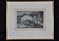 Lot 10 - Attributed to Dr. Thomas Monro - a rocky...