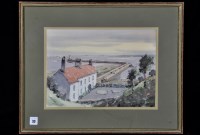 Lot 33 - Fred Stott - a view overlooking Berwick...