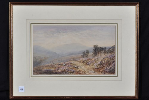 Lot 48 - A Follower of George Weatherill - sheep on an...
