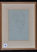 Lot 54 - Reginald Grenville Eves - ''Portrait of Peggy...