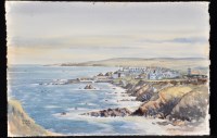 Lot 55 - Fred Stott - ''St. Abbs'' and ''Bamburgh'',...