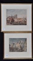 Lot 86 - John Louis Petit - ''Brussels - Cathedral of...