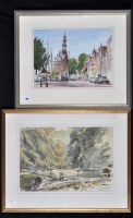 Lot 100 - Arthur Young - ''Hoorn, Holland'', signed,...