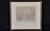Lot 107 - Frank Reynolds - figures and traffic in an...
