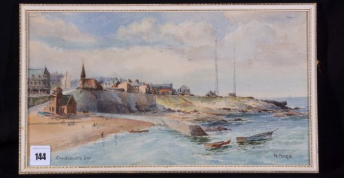 Lot 144 - William Fergie - ''Cullercoats Bay'', signed,...