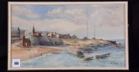 Lot 144 - William Fergie - ''Cullercoats Bay'', signed,...