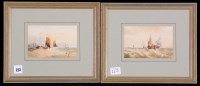 Lot 223 - 19th Century British School - harbour scenes,...