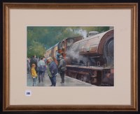 Lot 248 - George Busby - ''On The Platform'', signed and...