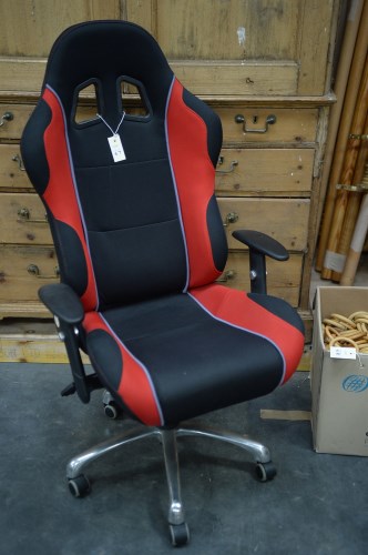 Lot 67 - A Pro-Mech executive style office swivel chair,...