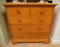 Lot 139 - A late 19th Century stained wood chest of two...