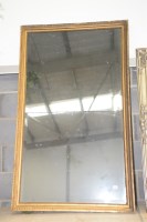 Lot 183 - A large 19th Century rectangular wall mirror,...