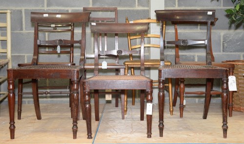 Lot 189 - A collection of mainly 19th Century mahogany...