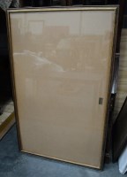 Lot 269 - A large glazed picture frame, 94 x 148cms.